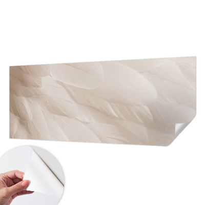 Fotobehang kinderkamer met een ontwerp van etherische veren