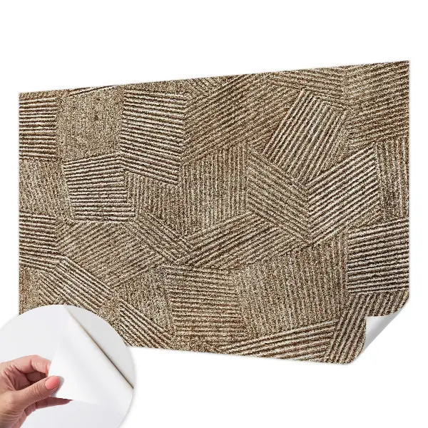 Fotobehang babykamer met een patroon van structurele lijnen