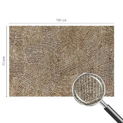 Fotobehang babykamer met een patroon van structurele lijnen
