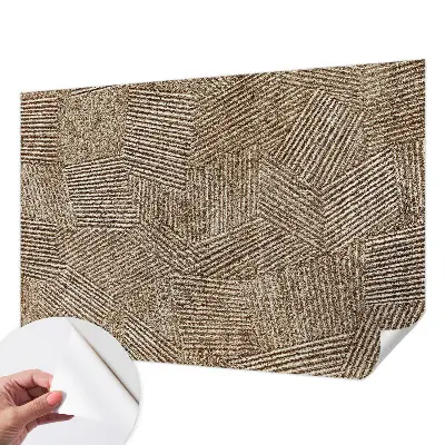 Fotobehang babykamer met een patroon van structurele lijnen
