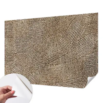 Fotobehang babykamer met een patroon van structurele lijnen
