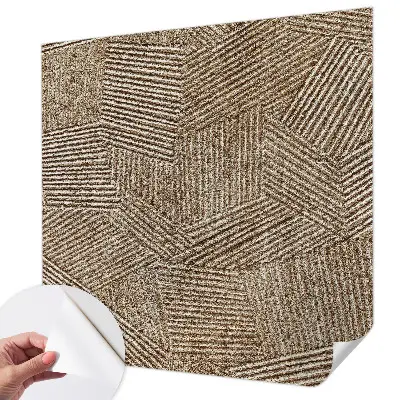 Fotobehang babykamer met een patroon van structurele lijnen