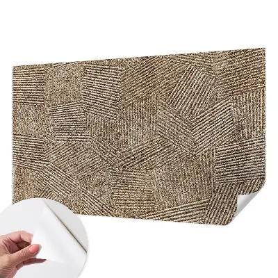 Fotobehang babykamer met een patroon van structurele lijnen