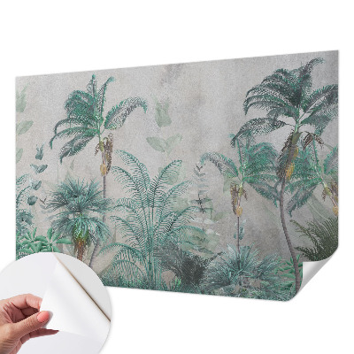 Fotobehang voor de kinderkamer met een exotisch oase‑motief