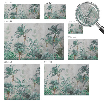 Fotobehang voor de kinderkamer Exotische oase