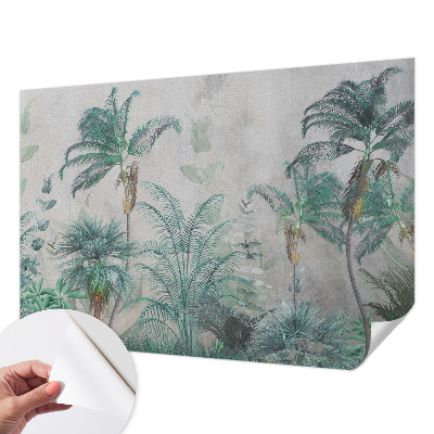 Fotobehang voor de kinderkamer met een exotisch oase‑motief