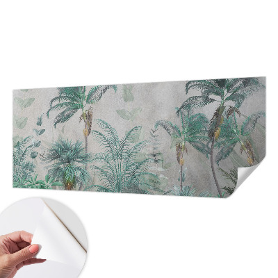 Fotobehang voor de kinderkamer met een exotisch oase‑motief