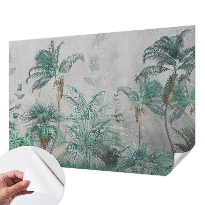 Fotobehang voor de kinderkamer met een exotisch oase‑motief
