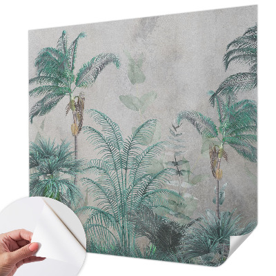 Fotobehang voor de kinderkamer met een exotisch oase‑motief
