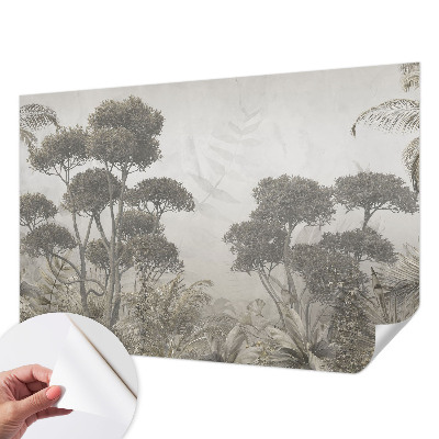 Foto behang voor de keuken Tropische jungle