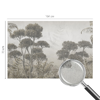 Foto behang voor de keuken Tropische jungle