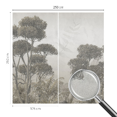 Foto behang voor de keuken Tropische jungle