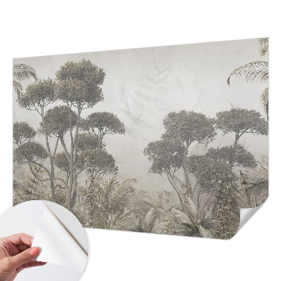 Foto behang voor de keuken Tropische jungle