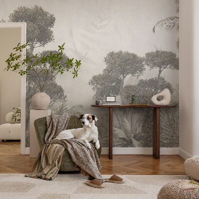 Foto behang voor de keuken Tropische jungle