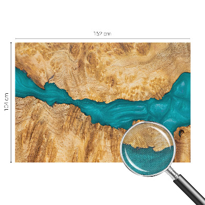 Fotobehang tienerkamer Hout en hars