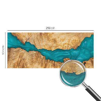 Fotobehang tienerkamer Hout en hars