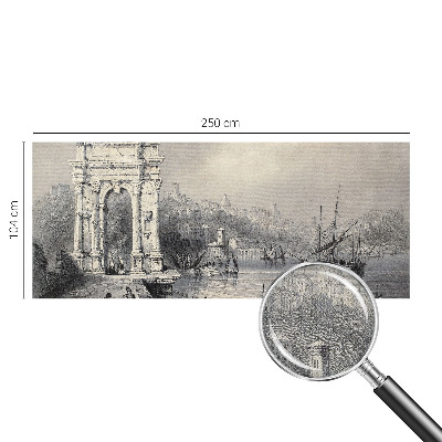 Zelfklevende behangsticker Zeegezicht