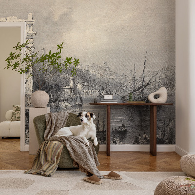 Zelfklevende behangsticker Zeegezicht