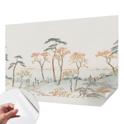 Fotobehang zelfklevend met een vredig landschap