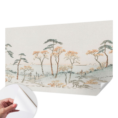 Fotobehang zelfklevend met een vredig landschap