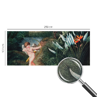 3D fotobehang Schattige Cupido