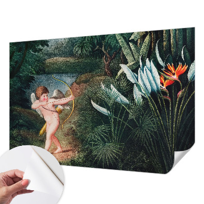3D fotobehang Schattige Cupido