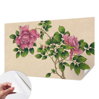 Fotobehang kinderkamer Romantische rozen