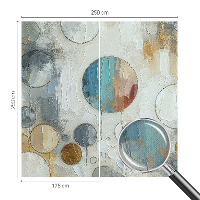 Fotobehang voor kinderkamer Geometrische cirkels