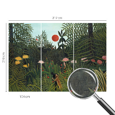 Fotobehang voor de kinderkamer Exotisch landschap