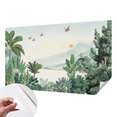Fotobehang tienerkamer Tropische oase