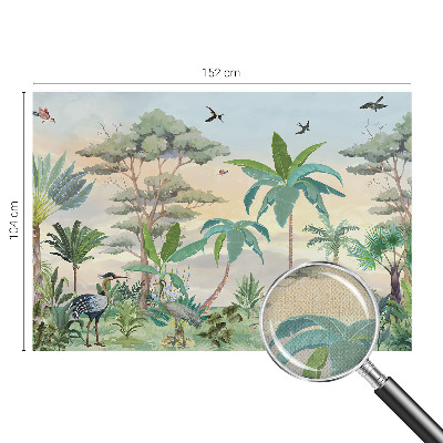 Foto behang voor de keuken Exotische flora