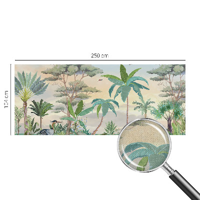 Foto behang voor de keuken Exotische flora