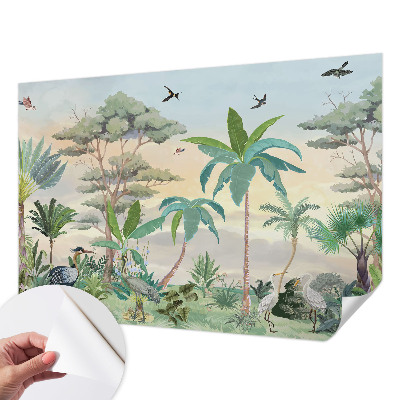 Foto behang voor de keuken Exotische flora