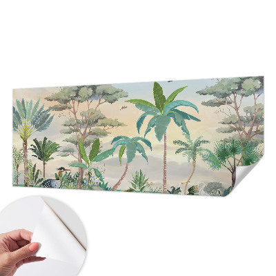 Foto behang voor de keuken Exotische flora