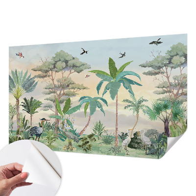 Foto behang voor de keuken Exotische flora