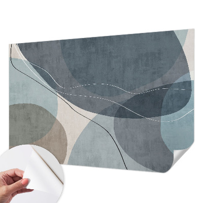 Zelfklevend fotobehang met een moderne abstracte print