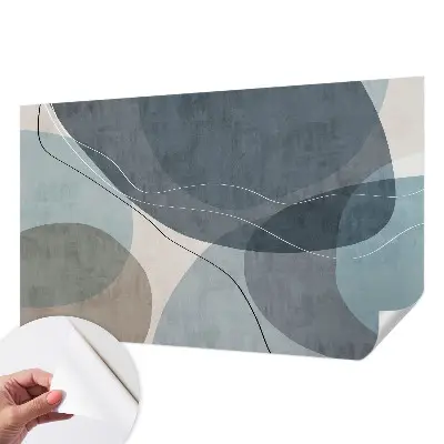 Zelfklevend fotobehang met een moderne abstracte print