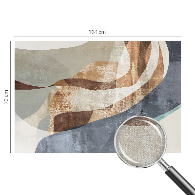 Zelfklevend fotobehang op maat Abstracte compositie