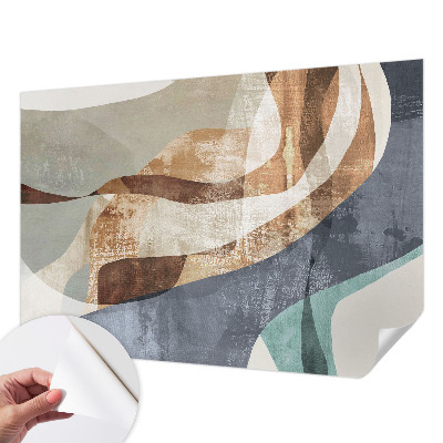 Zelfklevend fotobehang op maat Abstracte compositie