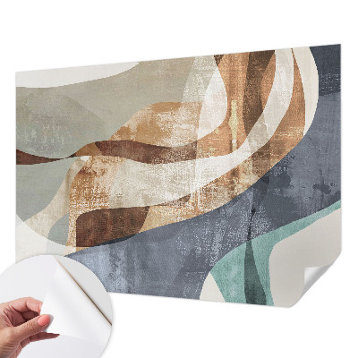 Zelfklevend fotobehang op maat Abstracte compositie