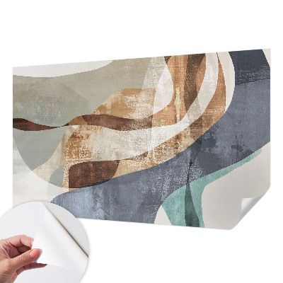 Zelfklevend fotobehang op maat Abstracte compositie