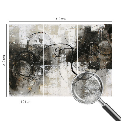 3D fotobehang Abstracte wervel
