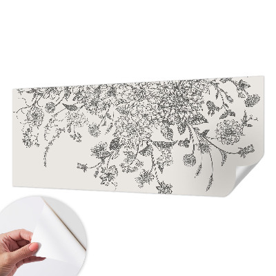 Fotobehang kinderkamer Bloemenpatroon