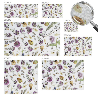 Fotobehang voor kinderkamer Gedroogde bloemen