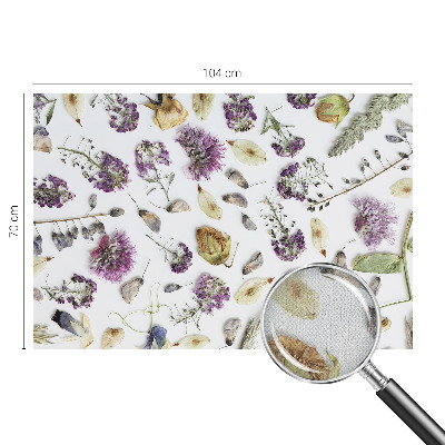 Fotobehang voor kinderkamer Gedroogde bloemen