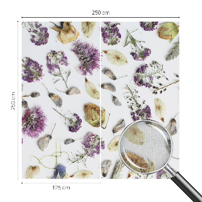 Fotobehang voor kinderkamer Gedroogde bloemen