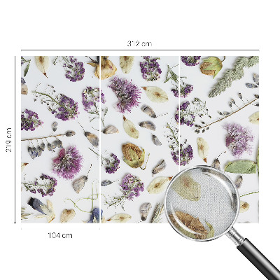 Fotobehang voor kinderkamer Gedroogde bloemen