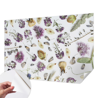Fotobehang voor kinderkamer Gedroogde bloemen