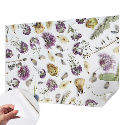 Fotobehang voor kinderkamer Gedroogde bloemen