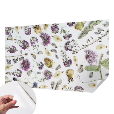 Fotobehang voor kinderkamer Gedroogde bloemen